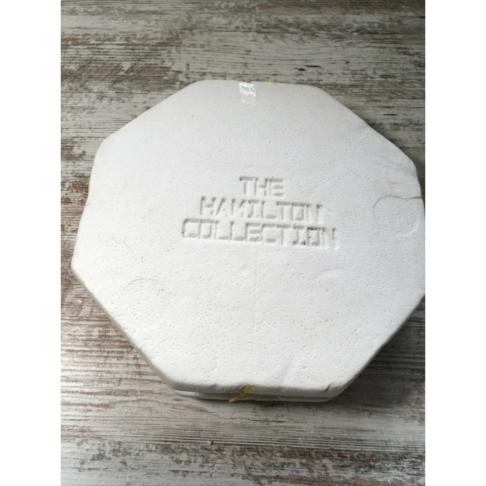 Vintage 1993 Star Trek Captain Picard Hamilton Plate COA Box